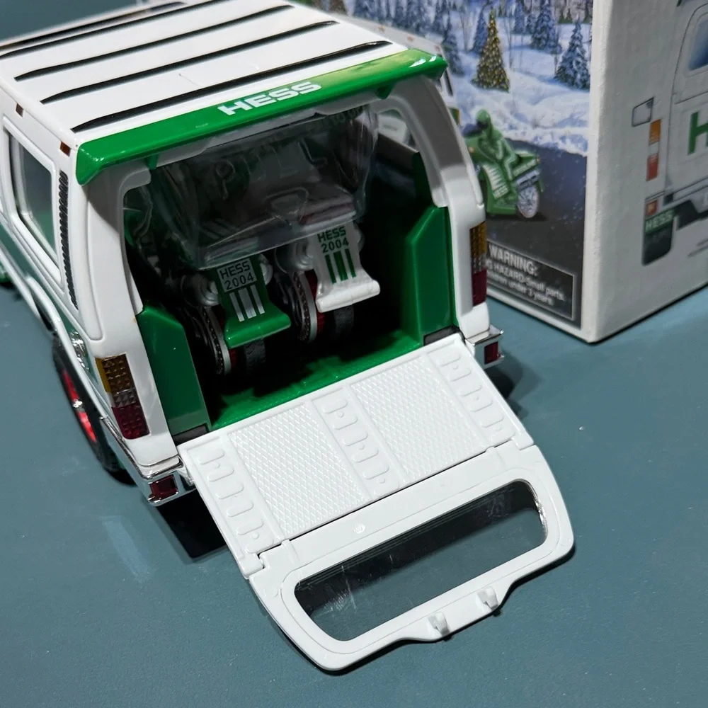 HESS White & Green Sport Utility Vehicle Toy